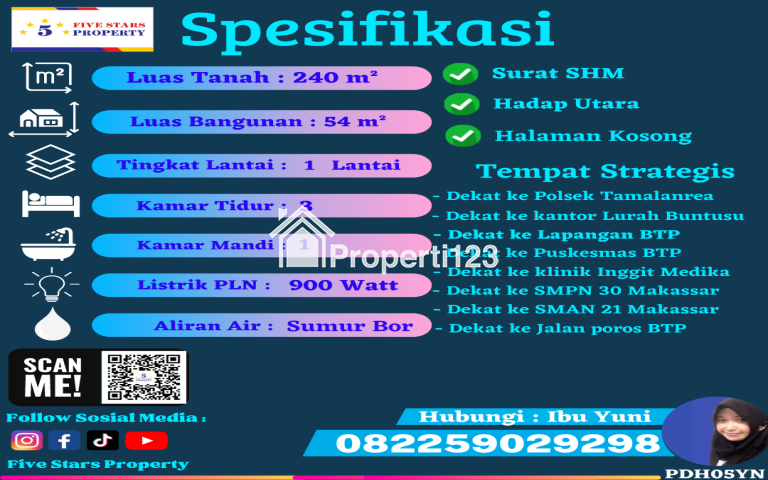 RUMAH DI BTP KESEJAHTERAAN SELATAN (MAKASSAR) - 10