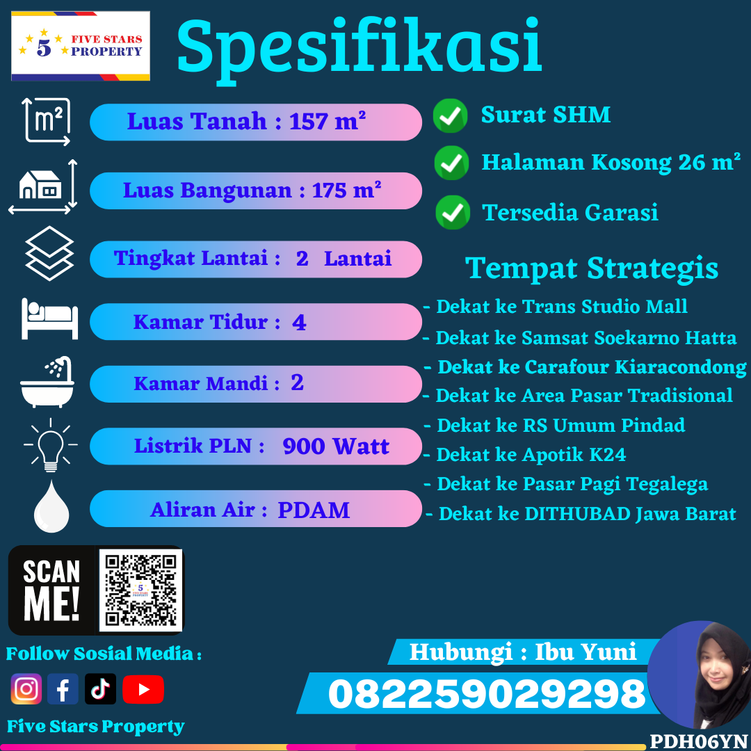 RUMAH DI IBRAHIM ADJI KOMPLEK DOLOG BANDUNG (JAWA BARAT) - 18