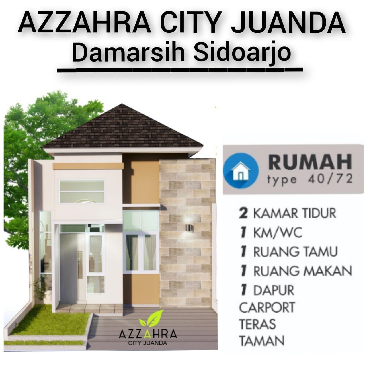 Az Zahra City Juanda Rumah Siap Bangun DP 19 juta - 8