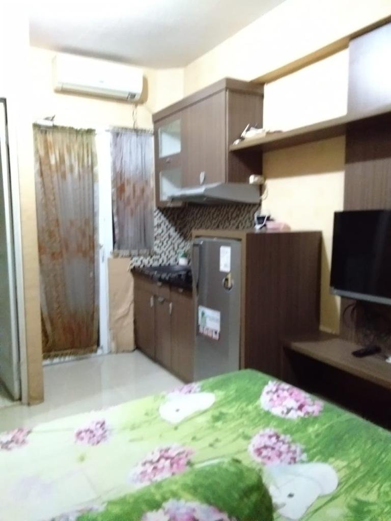 The green pramuka city studio furnish sewa per bulan. - 2