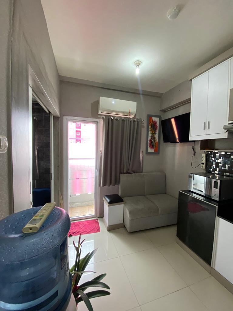 Apartemen the green pramuka city 2 kamar furnish Tower Mall Orchid - 6