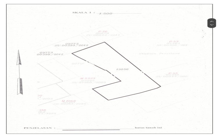 Jual Tanah Seluas 1 Hektare Kurang (9.850 M2 - 7