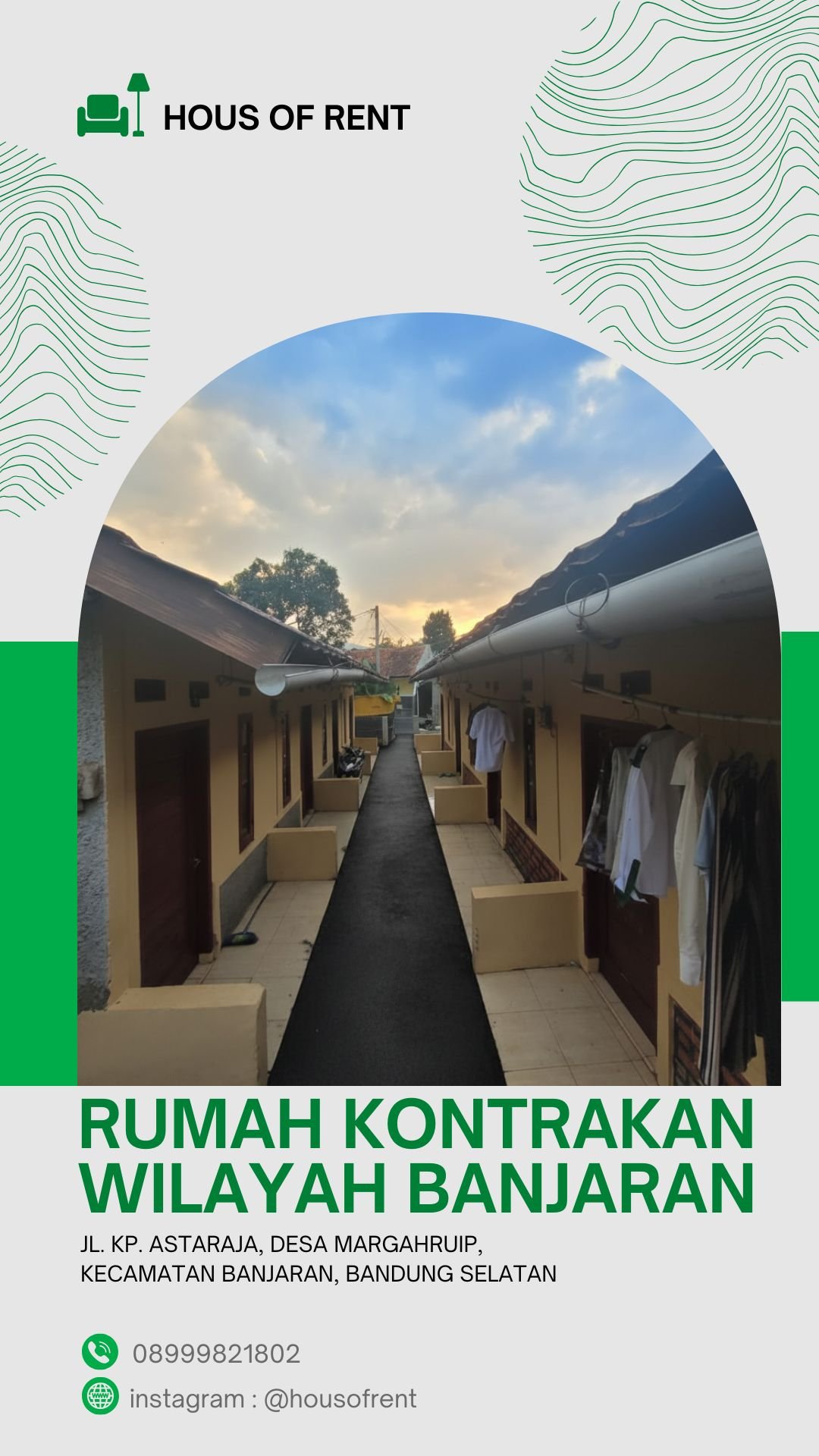 Rumah di kontrakan strategis gratis air dan listrik wilayah Banjaran Bandung Selatan jawa barat - 113