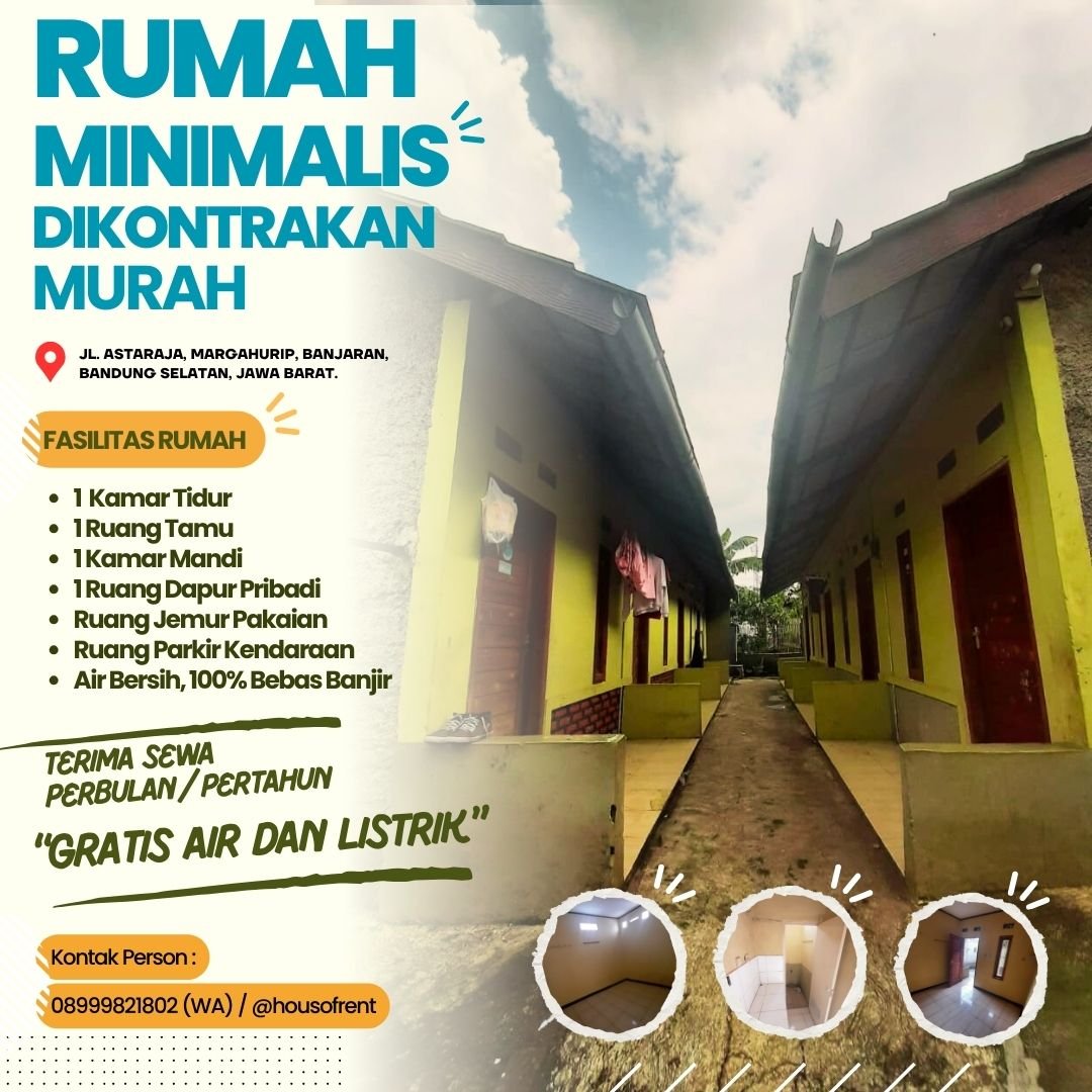 Rumah di kontrakan strategis gratis air dan listrik wilayah Banjaran Bandung Selatan jawa barat - 79