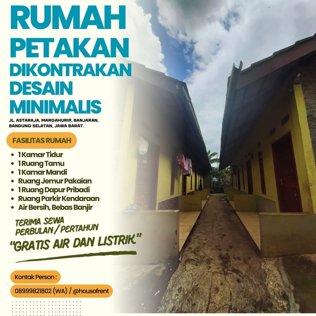 Rumah di kontrakan strategis gratis air dan listrik wilayah Banjaran Bandung Selatan jawa barat - 71