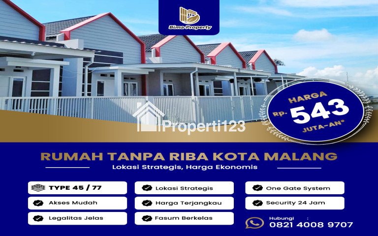 HUNIAN ISLAMI TANPA RIBA PUSAT KOTA MALANG - 1