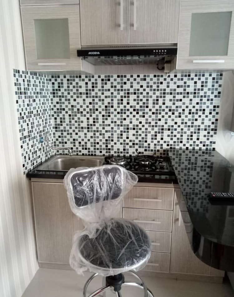 Apartment the green pramuka city 2 kamar furnish lengkap bu - 2