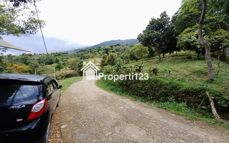 tanah di bogor best view lokasi cijeruk tajur halang akses mobil - 2