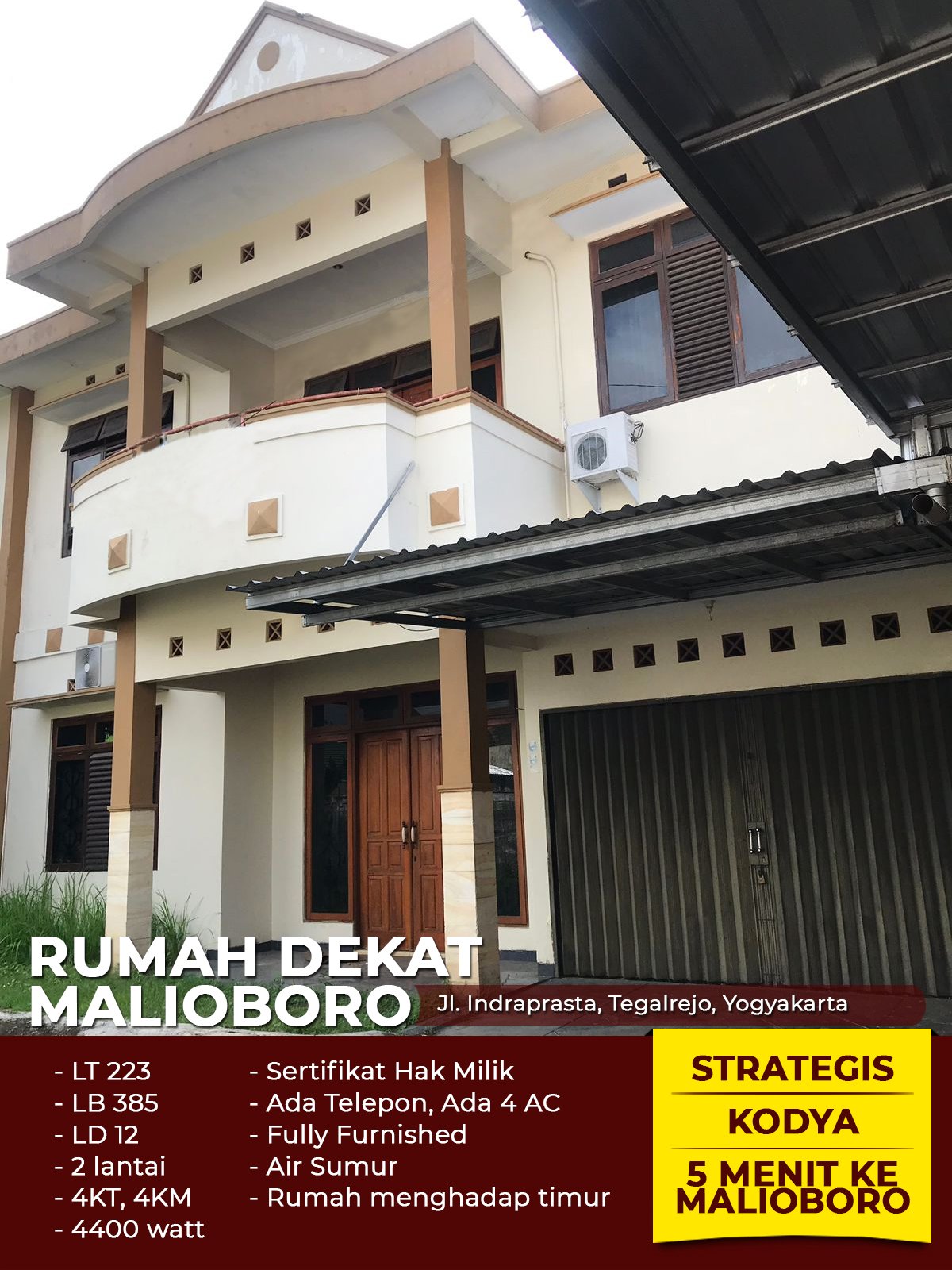 RUMAH DEKAT MALIOBOR JOGJA - 5
