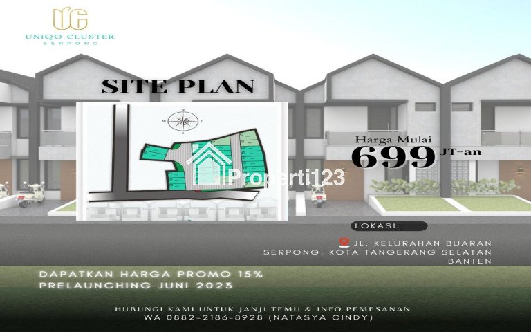 NEW CLUSTER TERMURAH DI SERPONG DISKON 15% - 1