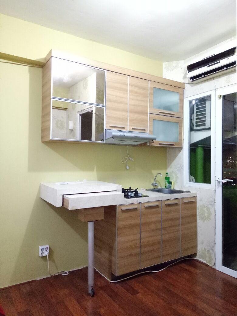 The green pramuka city apartement studio furnish per bulan - 6