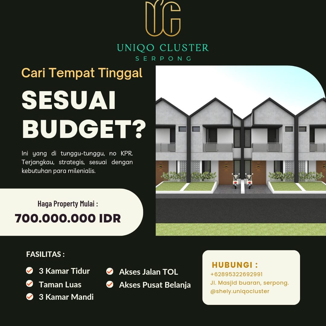 Rumah Impian Cluster Serpong Murah - 1