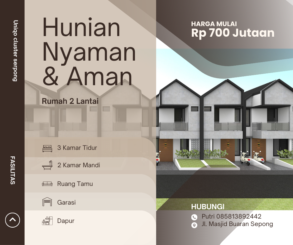 Rumah Bersama Keluarga, Uniqo Cluster Serpong - 2