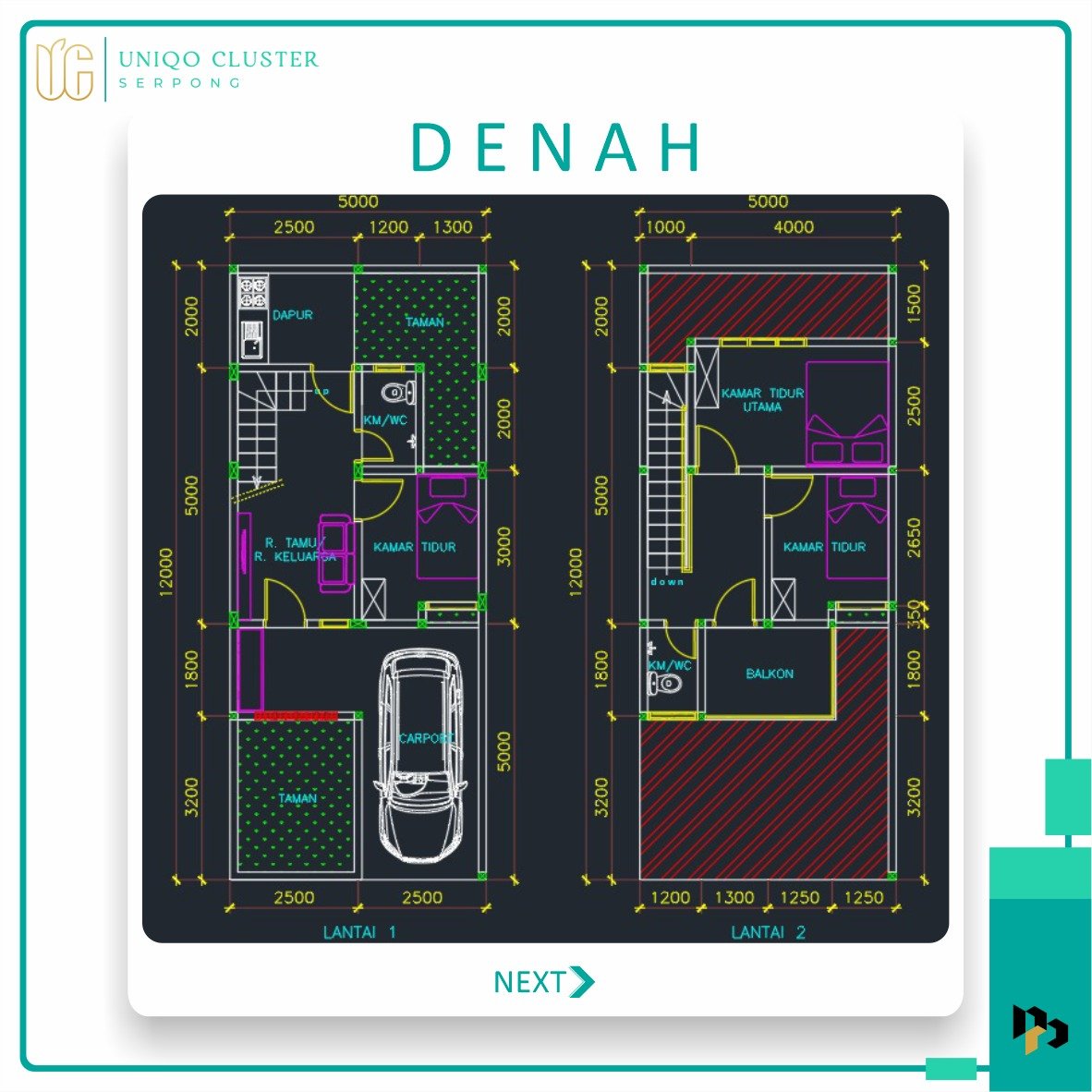 Rumah Dekat Stasiun KA RawaBuntu, Uniqo Cluster Serpong - 10