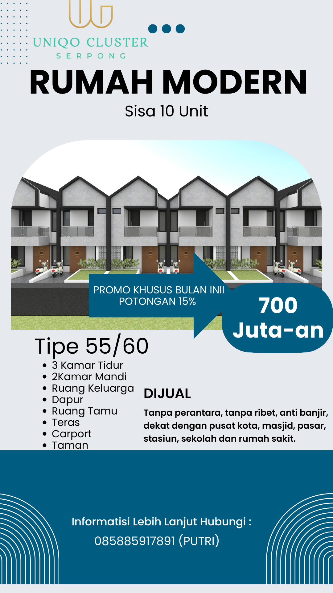 Aset Keluarga Hunian Nyaman, Uniqo Cluster Serpong - 8