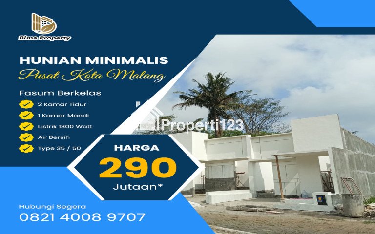 HUNIAN MINIMALIS PUSAT KOTA MALANG DEKAT KAMPUS - 1