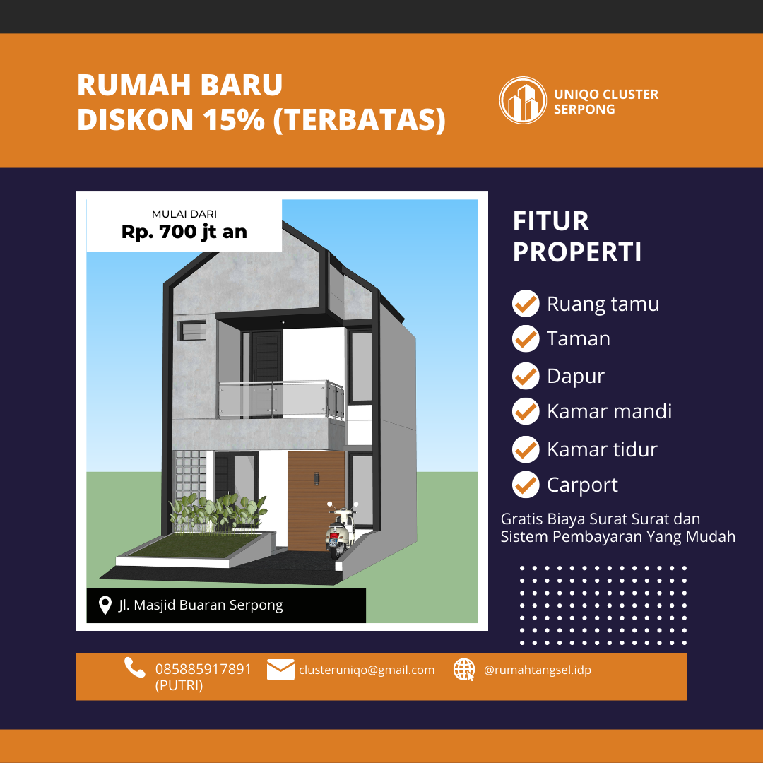Hunian baru kawasan BSD bebas macet, Uniqo Cluster Serpong - 5