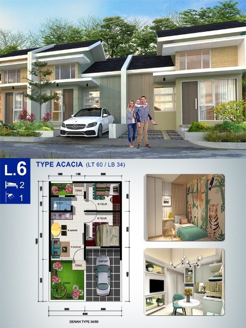 Dijual Cepat Rumah di Perumahan Cluster Asteria panongan Curug,Tangerang - 4