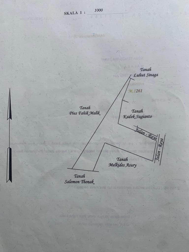 Dijual tanah pekarangan di Kamanasa, Malaka - 4