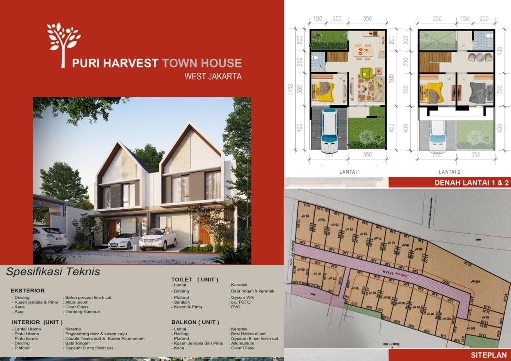 Dijual Cepat Rumah di Perumahan Puri Harvest West, Duri Kosambi, West Jakarta - 4