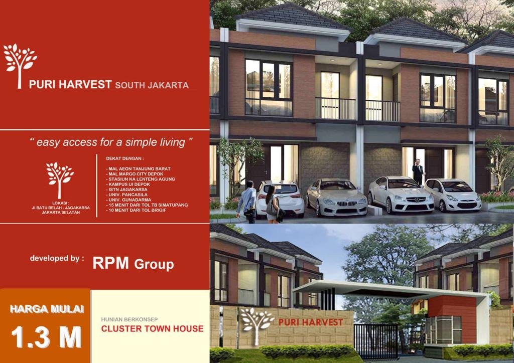 Dijual Cepat Rumah Promo  Primary 2 Lantai, di Puri Harvest South, Jakarta - 2
