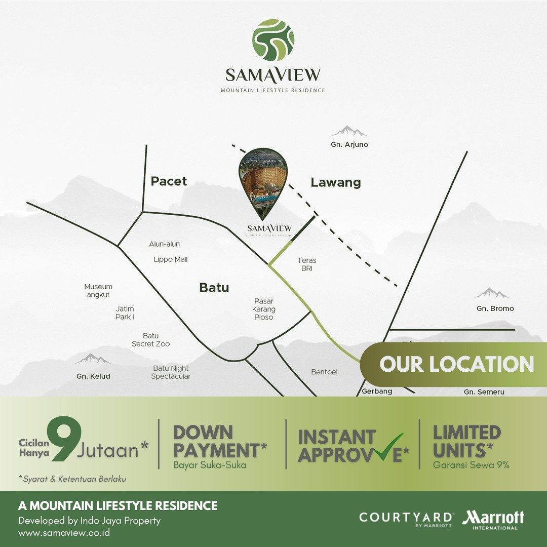 Miliki Apartemen Resort di Kawasan Wisata Batu Malang - 19