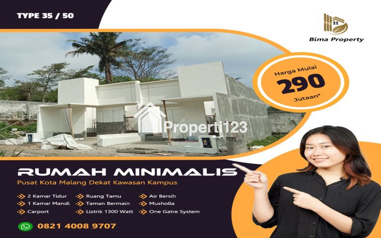 RUMAH MINIMALIS PUSAT KOTA MALANG - 1