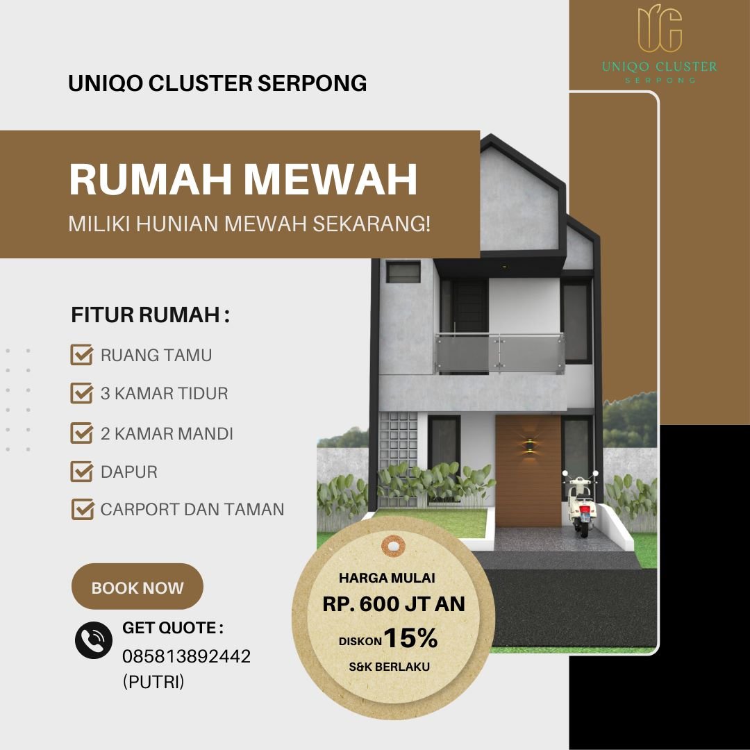 Promo Terbatas!! Rumah Baru 600 jutaan Dekat Stasiun Serpong - 5