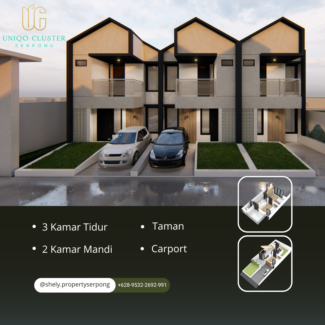 Hunian Termurah di  Serpong HANYA Uniqo Cluster Serpong - 1