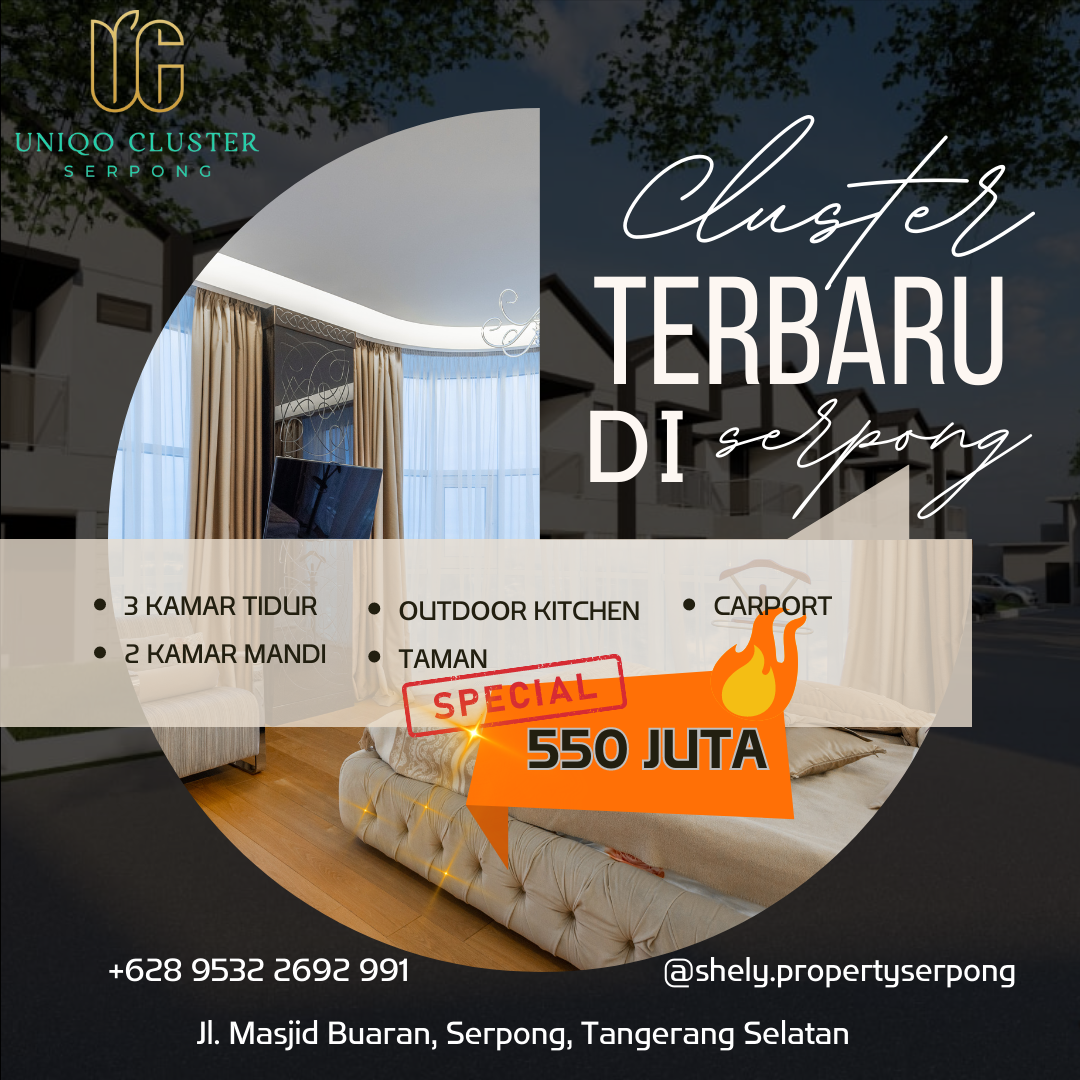 Uniqo Cluster Serpong Tersedia Dengan Lingkungan Asri - 1