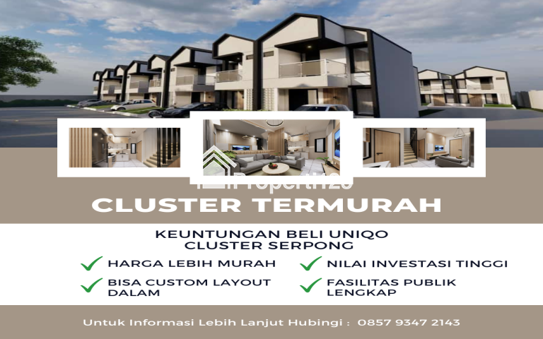 Rumah Terbaik di Serpong Uniwo Cluster Serpong - 1