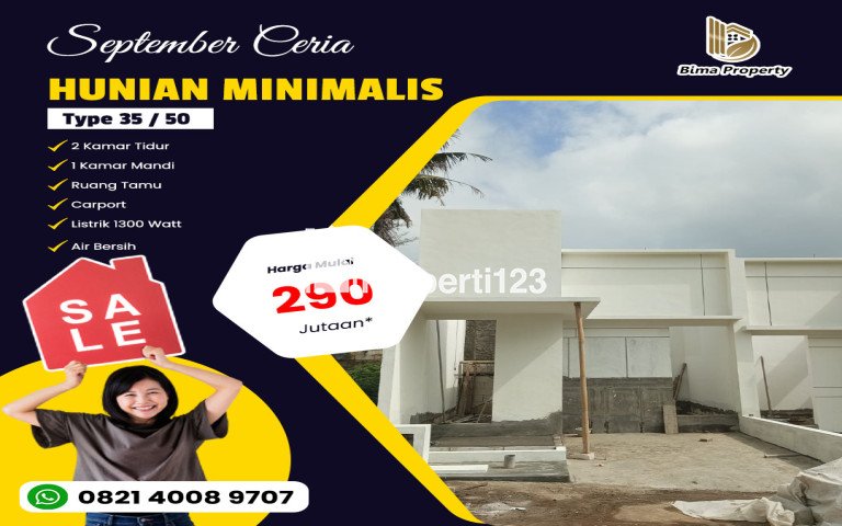 HUNIAN MINIMALIS PUSAT KOTA MALANG KAWASAN RAMAI PENDUDUK - 1