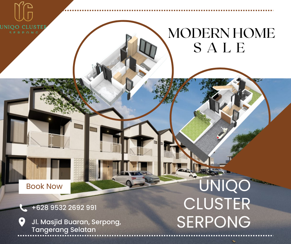 Uniqo Cluster Serpong Hunian Inden dan Minimalis - 1
