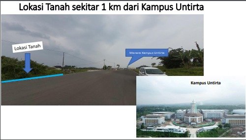 Jual Tanah Strategis di Dekat Kampus Untirta Serang Banten - 4