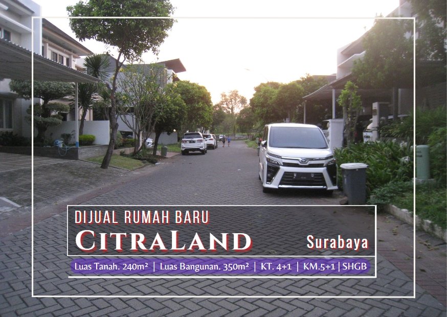 Rumah Baru Modern Minimalis di Citraland Surabaya - 22