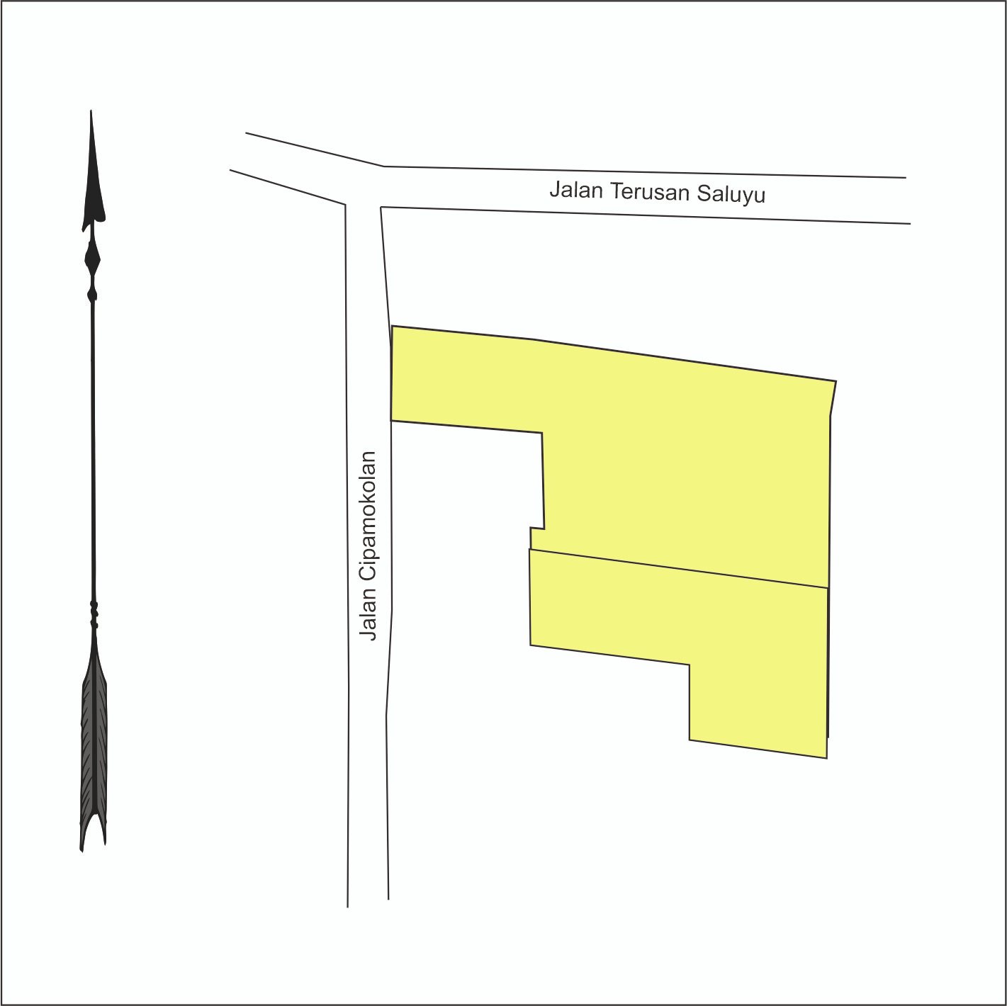 TANAH KOMERSIAL DI JALAN CIPAMOKOLAN BANDUNG - 28