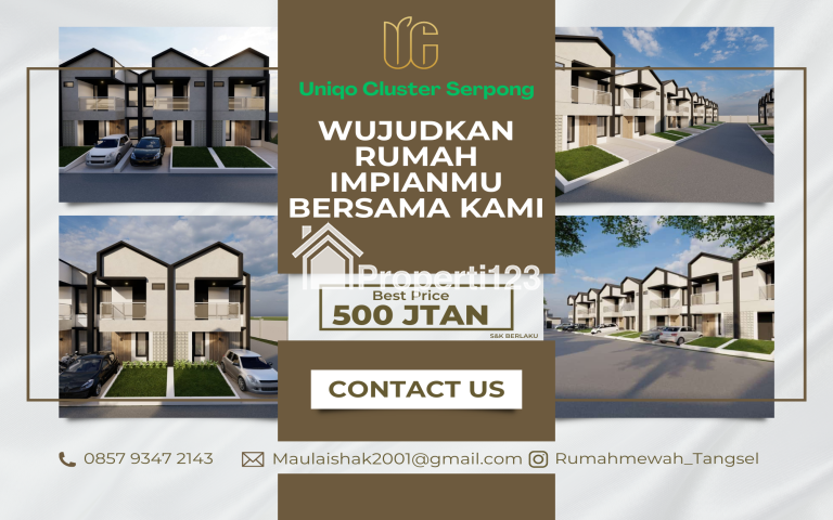 Rumah Uniqo Cluster Serpong Tangerang Selatan - 1