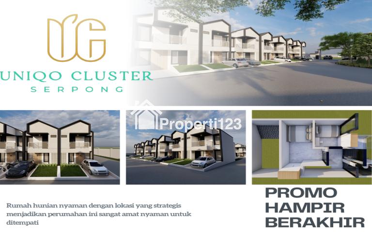 Rumah Minimalis di Serpong BSD, 2 Lantai Murah Mewah - 1