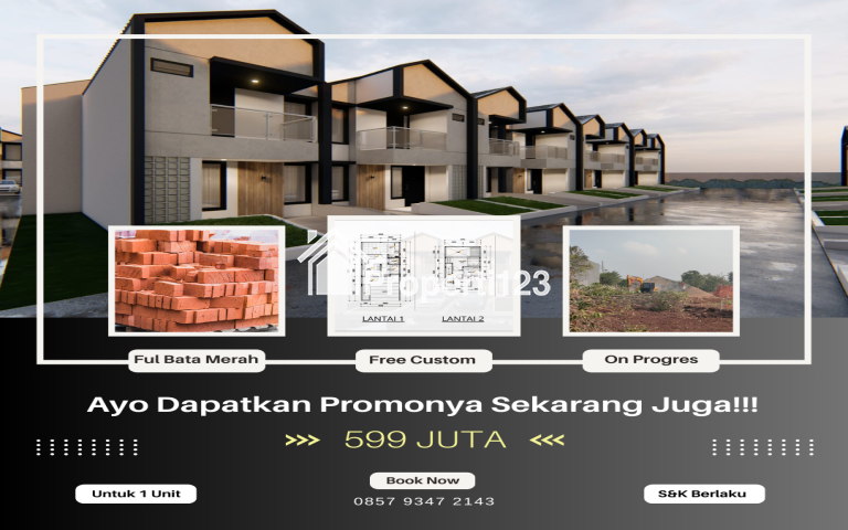 Rumah Serpong 2 Lantai 600 Jutaan, Uniqo Cluster Serpong - 1