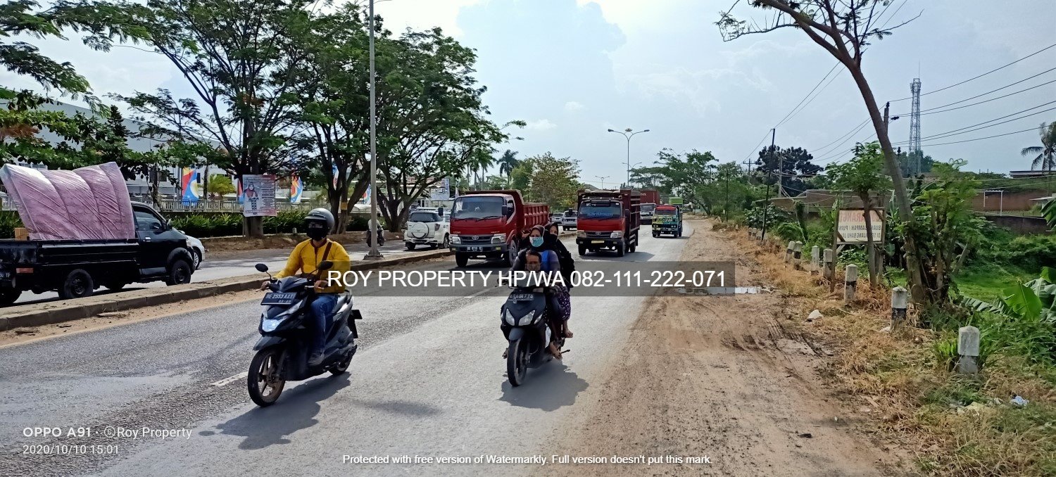 TERMURAH Dijual Tanah di Baypass Soekarno Hatta Bandar Lampung 5.9 Ha DEPAN INDOGROSIR LAMPUNG - 28