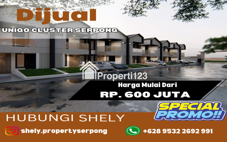 Uniqo Cluster Serpong Hunian Nyaman dan Strategis - 1