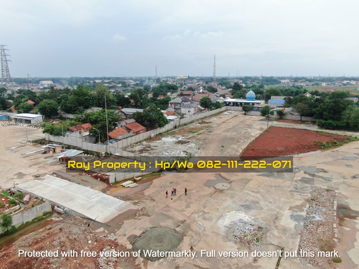 TERMURAH Disewakan Tanah di Tambun Selatan Bekasi 3.2 Ha REST AREA KM19B SDG COR BETON SIAP PAKAI - 4