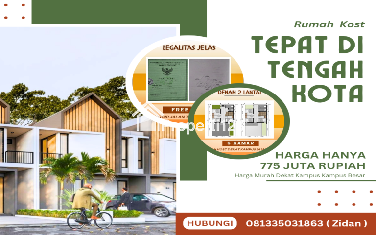 Rumah Kost Kota Malang Murah - 1