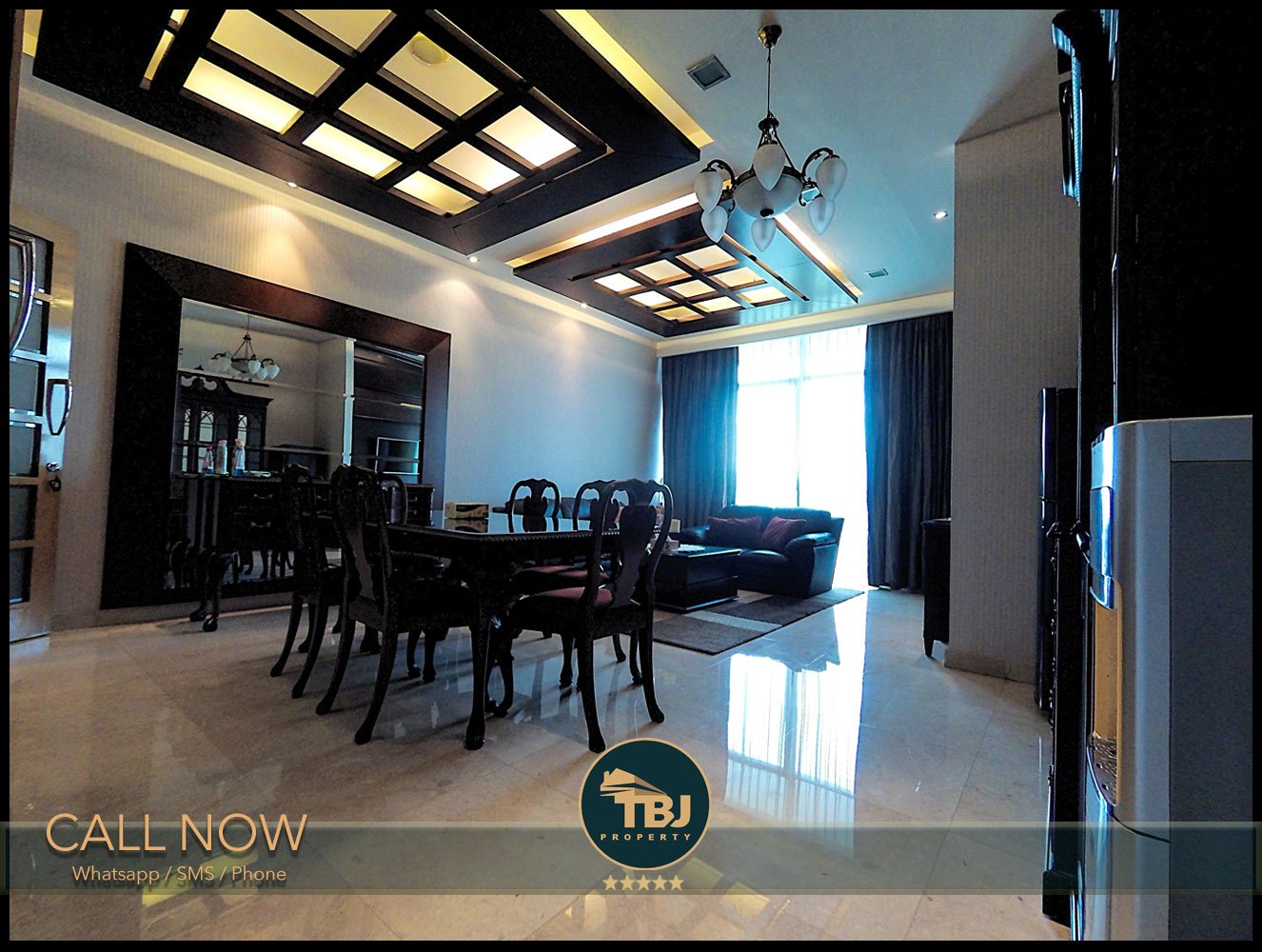 Murah Senayan Residence lt21 3BR View Golf - 4