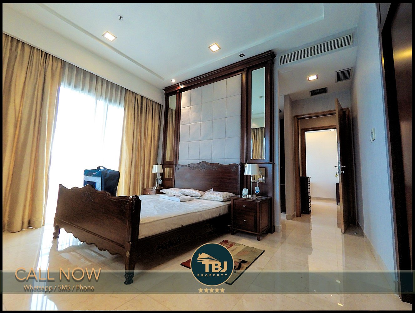 Murah Senayan Residence lt21 3BR View Golf - 6