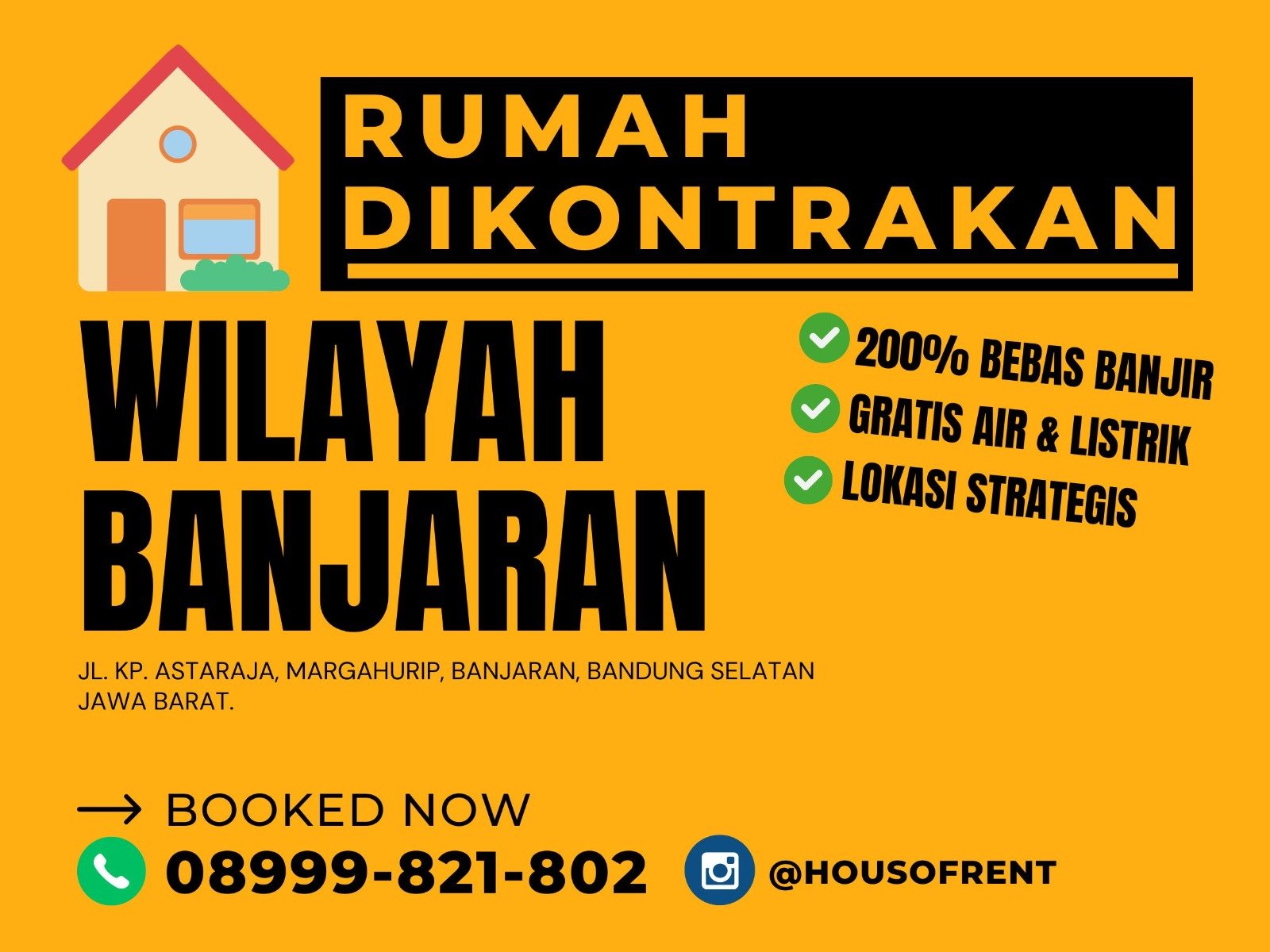 Rumah diKontrakan harga terjangkau Wilayah Banjaran Bandung Selatan Jawa Barat - 45