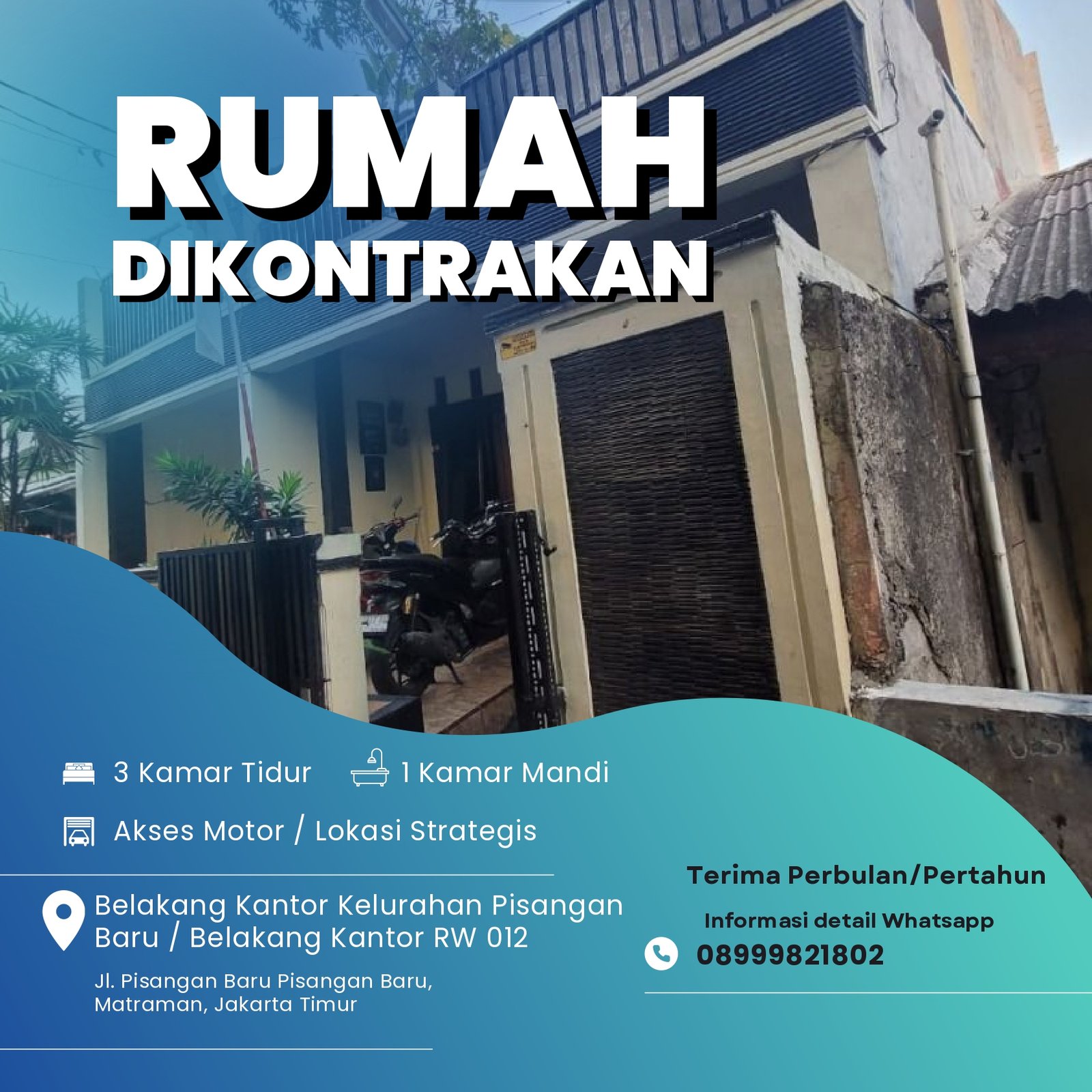 Rumah Murah Kontrakan Matraman Jakarta Timur - 14