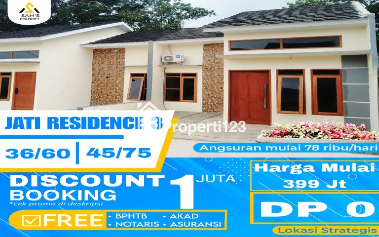 RUMAH MINIMALIS DP GRATIS LOKASI STRATEGIS - 1