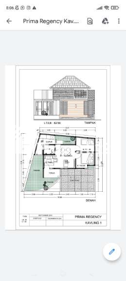 Jual Rumah Murah Malang Perumahan Prima Regency Kav 1 42x83 - 2