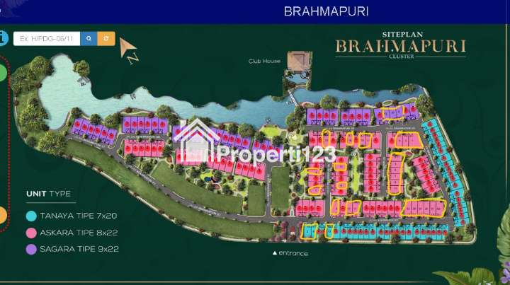 RUMAH PREMIUM KLASTER BRAHMAPURI TEPI DANAU PODOMORO PARK BANDUNG JAWA BARAT - 8